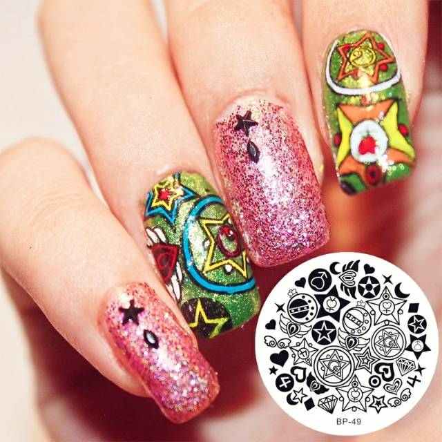 Born Pretty BP-49 Sailormoon Plate Stamping Nail Art