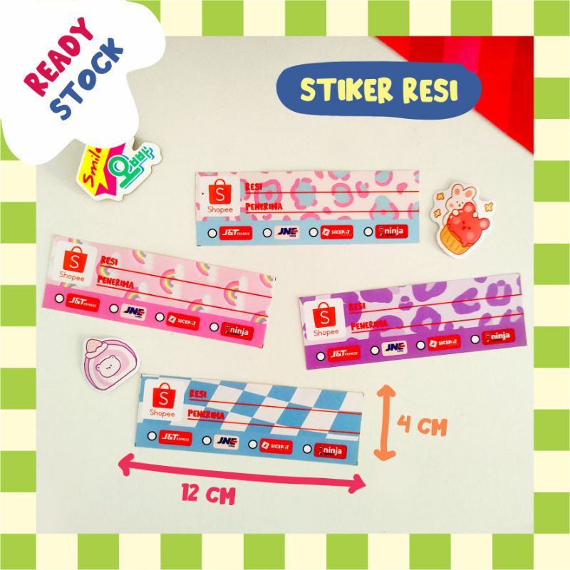 

[STIKER READY] Stiker Resi Shopee