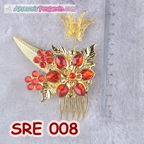 [PRODUK FAVORIT] ASESORIS PESTA WEDDING SIRKAM SILVER HAIRPIECE BRIDAL SRE008