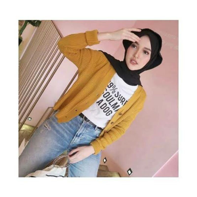 WILLY CARDY / CROP CARDY / CARDIGAN CROP / CARDIGAN RAJUT / CARDIGAN WANITA