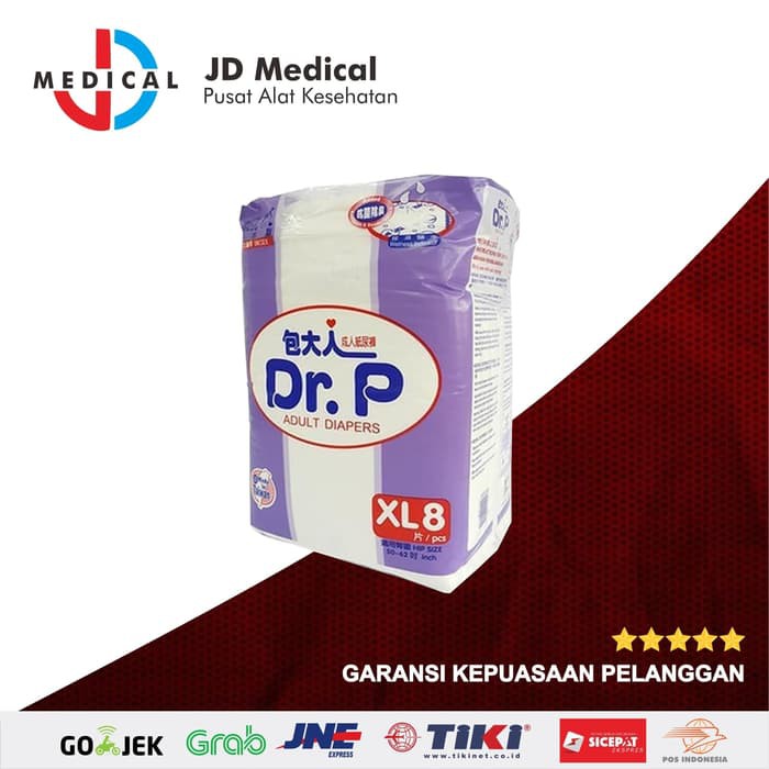 Pampers Dewasa Dr.P size XL isi 8