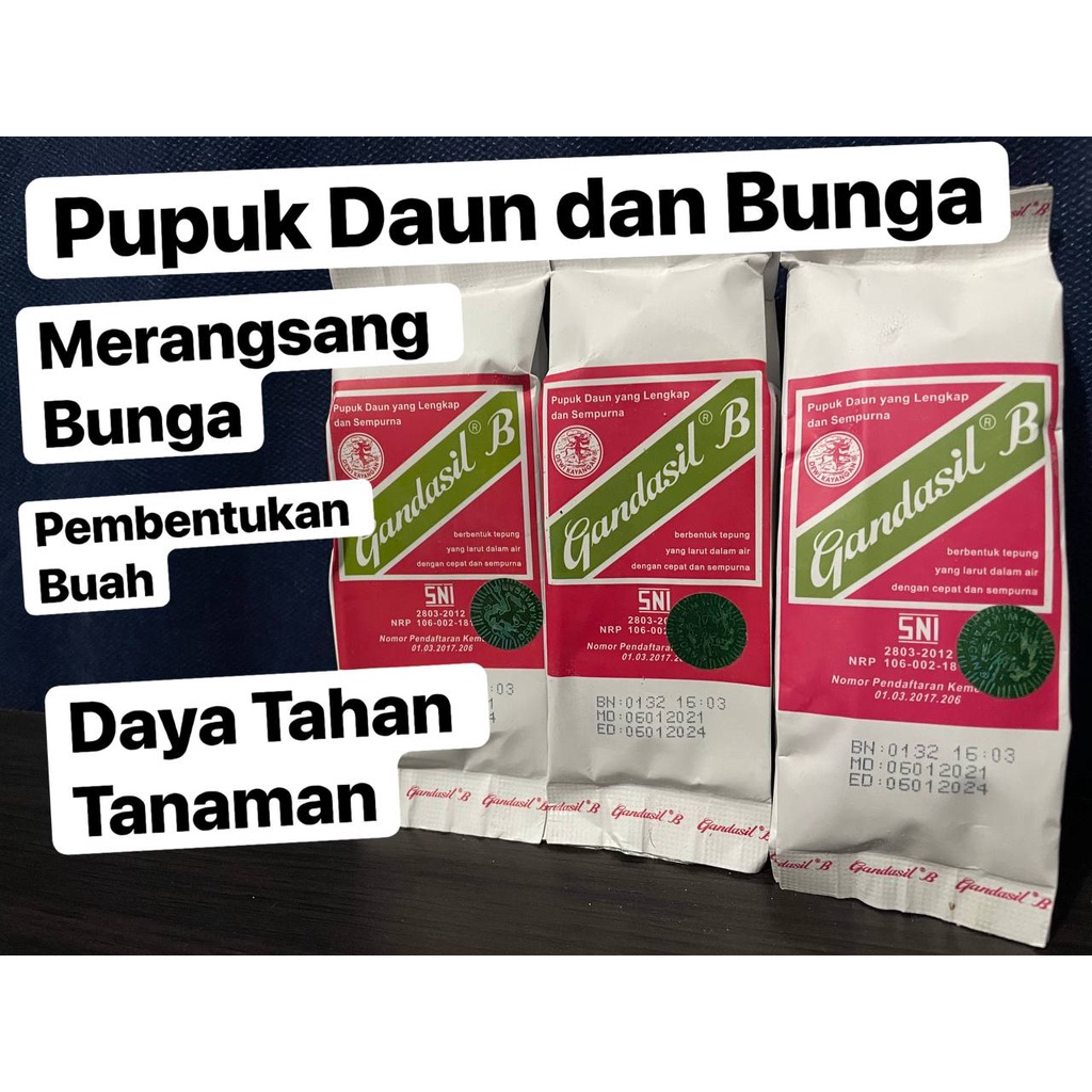 Pupuk Buah dan Bunga Gandasil B