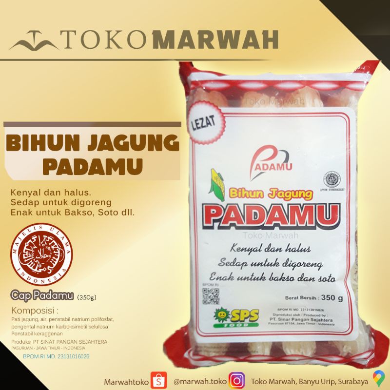 

BIHUN JAGUNG PADAMU. 350gr Enak