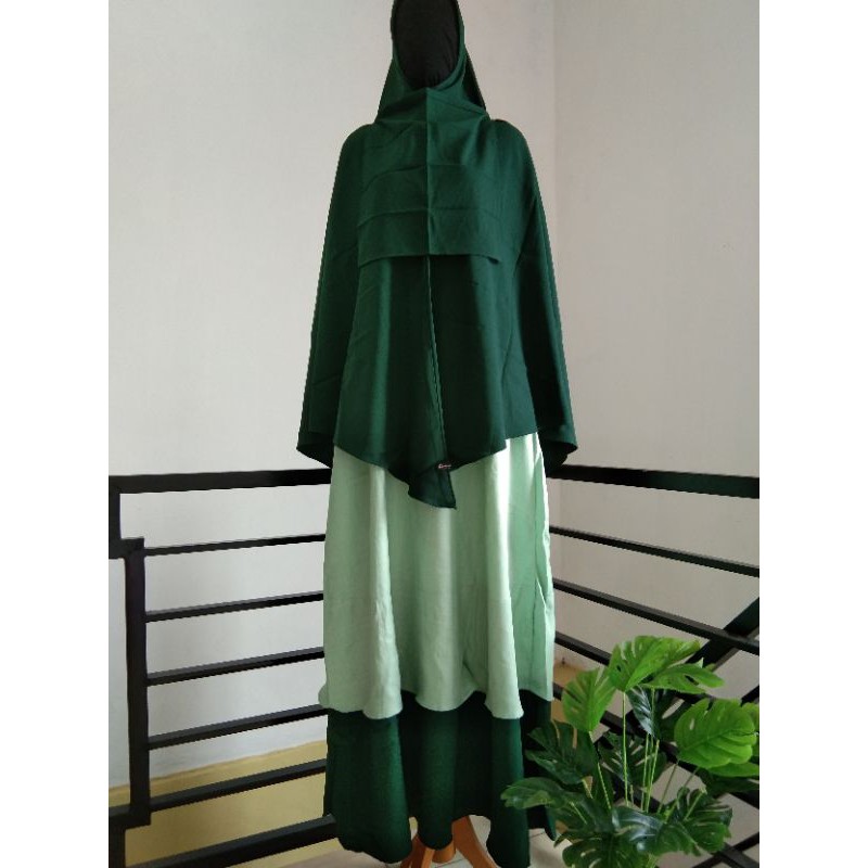 SYAHLAA SET GAMIS CADAR BY DAMAIRA HIJAB