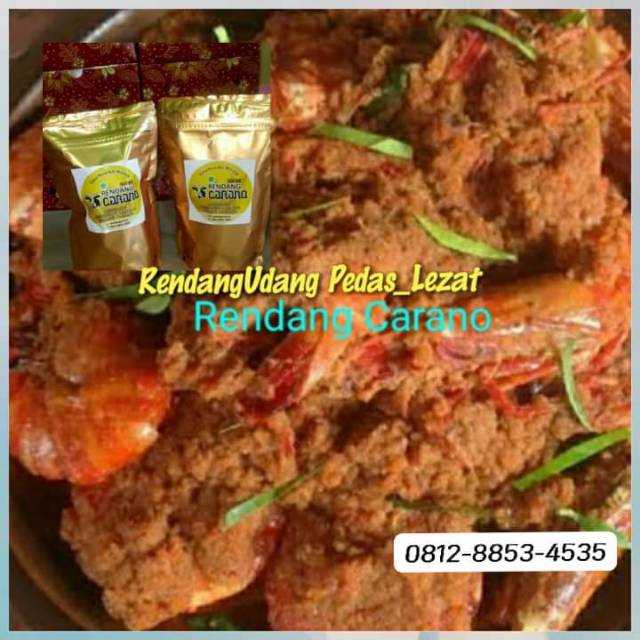 

Rendang udang lezat asli Padang(350gr)