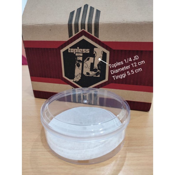 Toples 250 gr KCS atau JD packing bubble