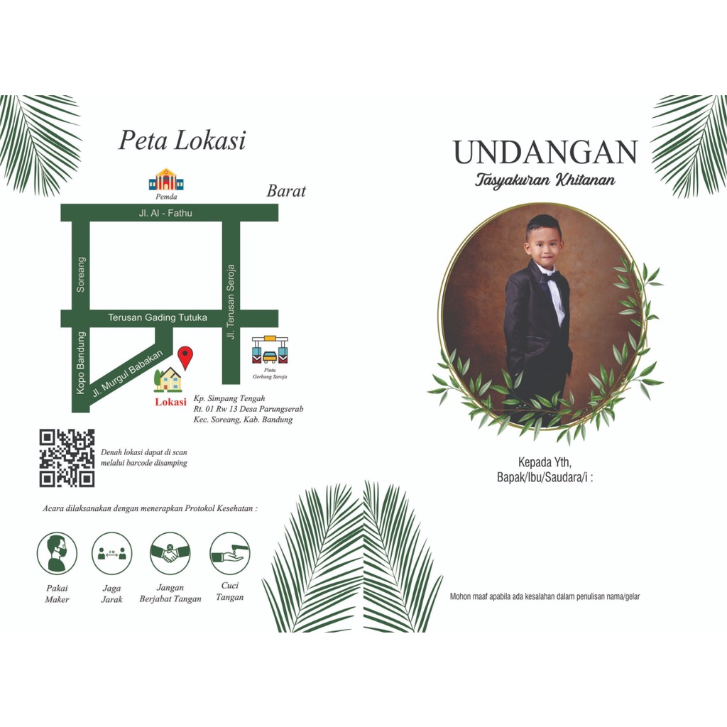 Jual UNDANGAN KHITANAN CUSTOM | Shopee Indonesia
