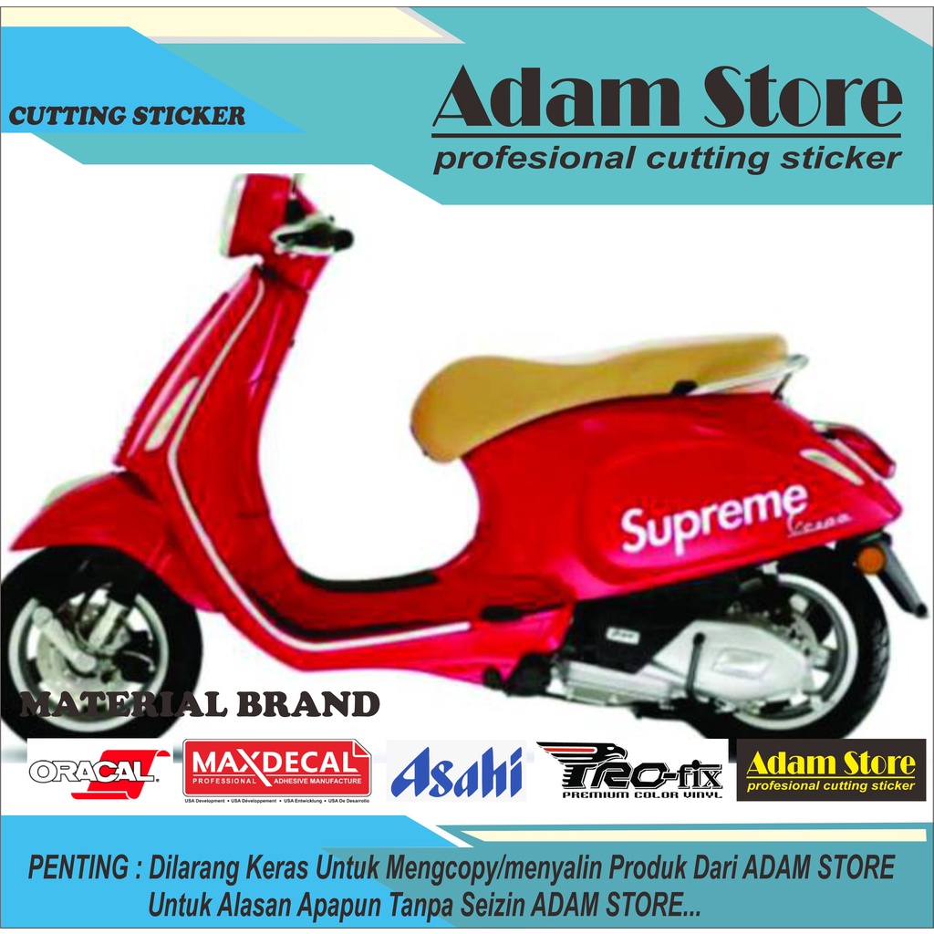 stiker motor vespa matic stiker motor vespa lx stiker motor vespa Sticker cutting sticker tepong ves