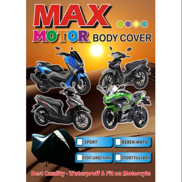 SARUNG COVER MOTOR / SELIMUT MOTOR / MANTEL MOTOR ANTI AIR MOTOR TYPE MATIC NMAX XMAX PCX -