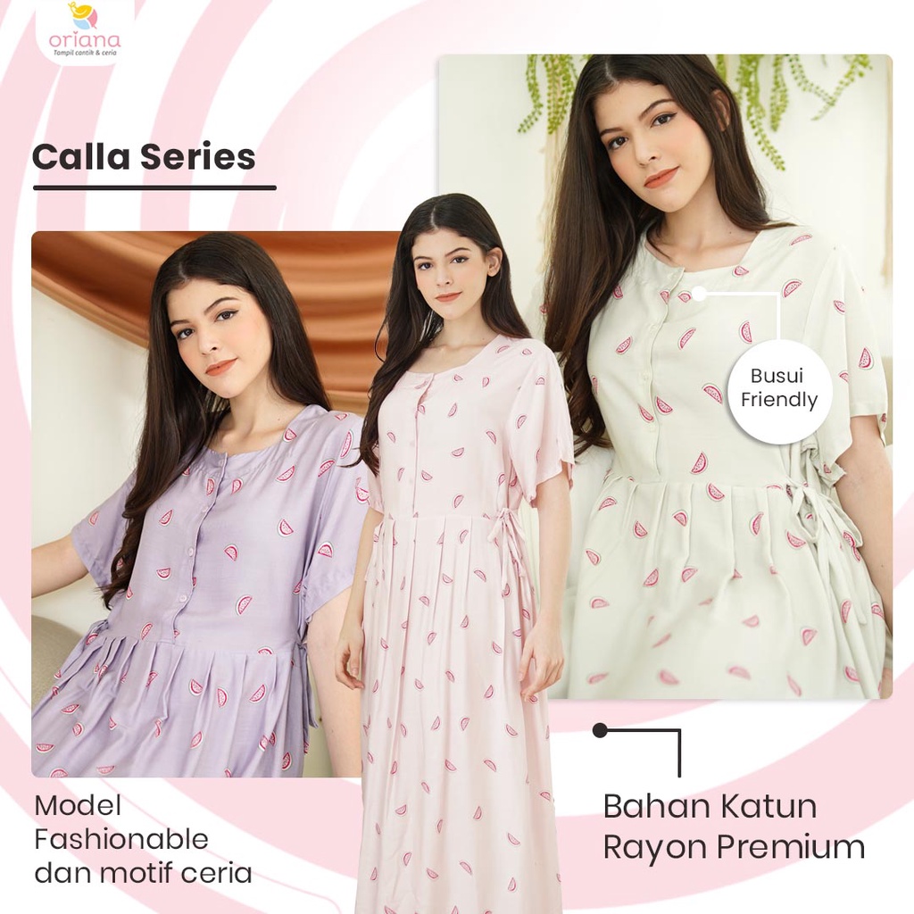 Oriana Daster Busui Pendek Calla Series-2