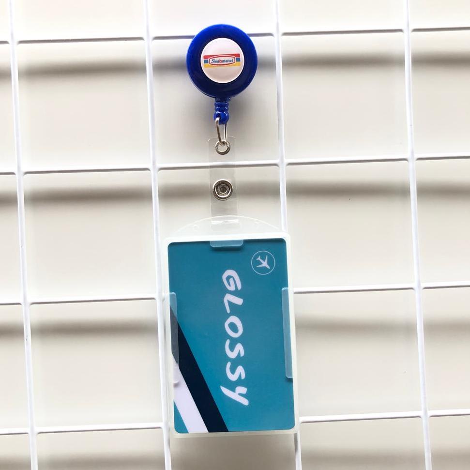 

(M-EZO <♥>) Indomart Lanyard Tali Gantungan ID Card Holder Paket Lengkap Yoyo ID Card Indomaret||murah