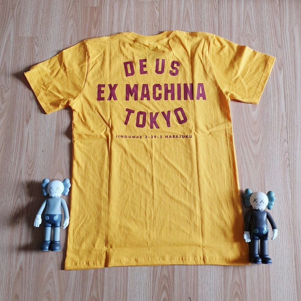 KAOS TSHIRT DEUS EX MACHINA TOKYO HARAJUKU KUNING PREMIUM UNISEX