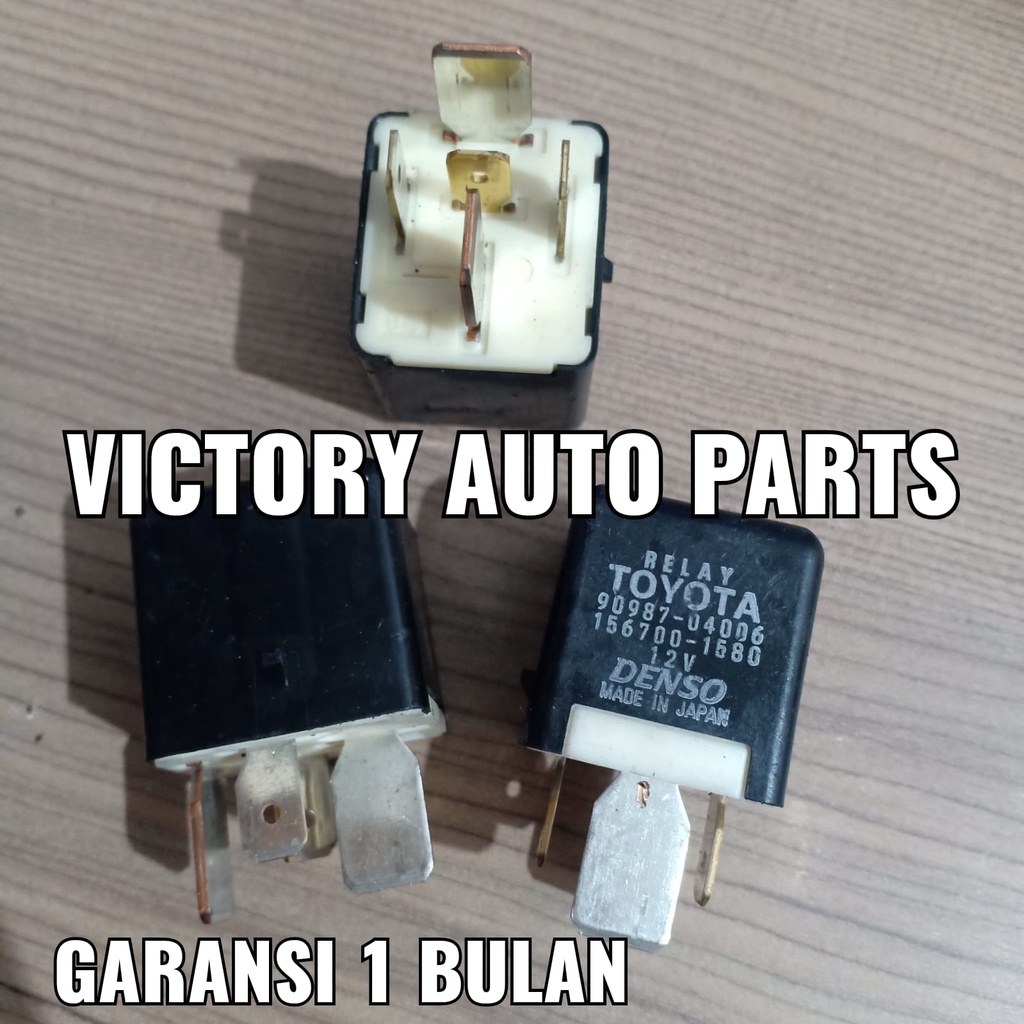 RELAY 12V KAKI 5 TOYOTA INNOVA -AVANZA - YARIS -FORTUNER - HILUX ORI COPOTAN