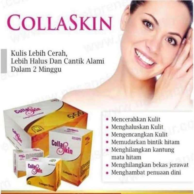 

COLLASKIN COLAGEN NASA COLAGEN SOAP AND DRINK