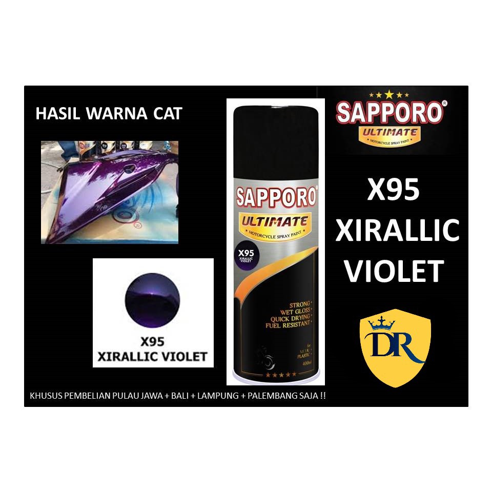 Sapporo Ultimate X95 Xirallic Violet / Sapporo Spray / Pilok / Pylox