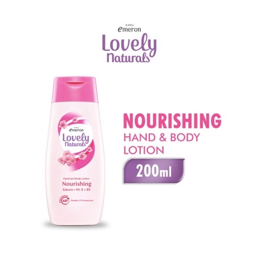 Emeron Lovely Body Lotion Naturals Pink 200ml