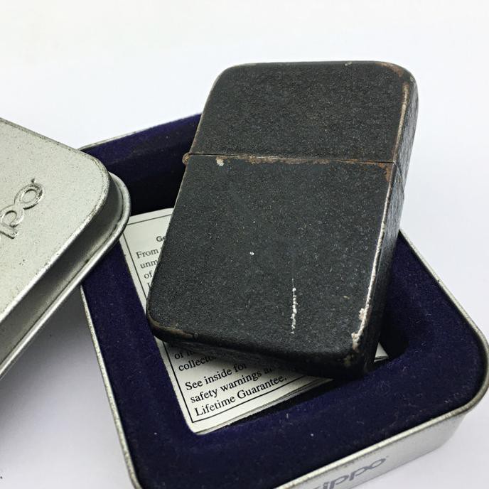 Monggo Zippo Original World War 2 Wwii Black Crackle Thn 1943 3 Engsel Lot 6 Shopee Indonesia