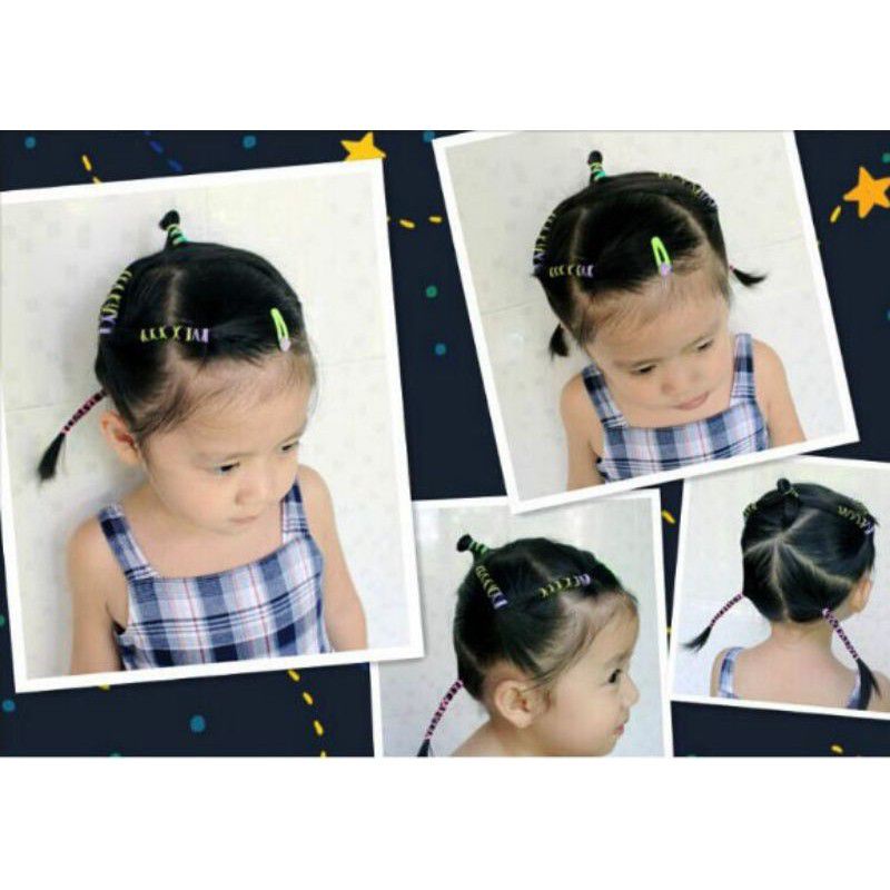 KARET JEPANG 1000 PCS BONUS TAS KOSMETIK - KARET IKAT RAMBUT ANAK