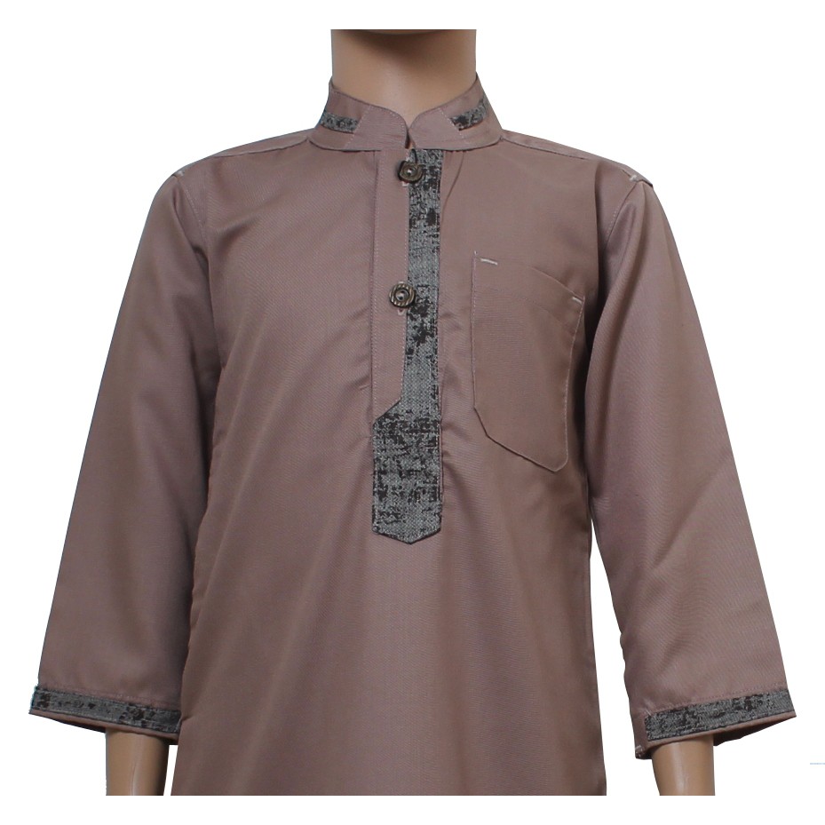 Koko Kurta Wahid/Atasan Anak Laki - Laki/Baju Ngaji Anak/Jubah Muslim Anak Best Seller