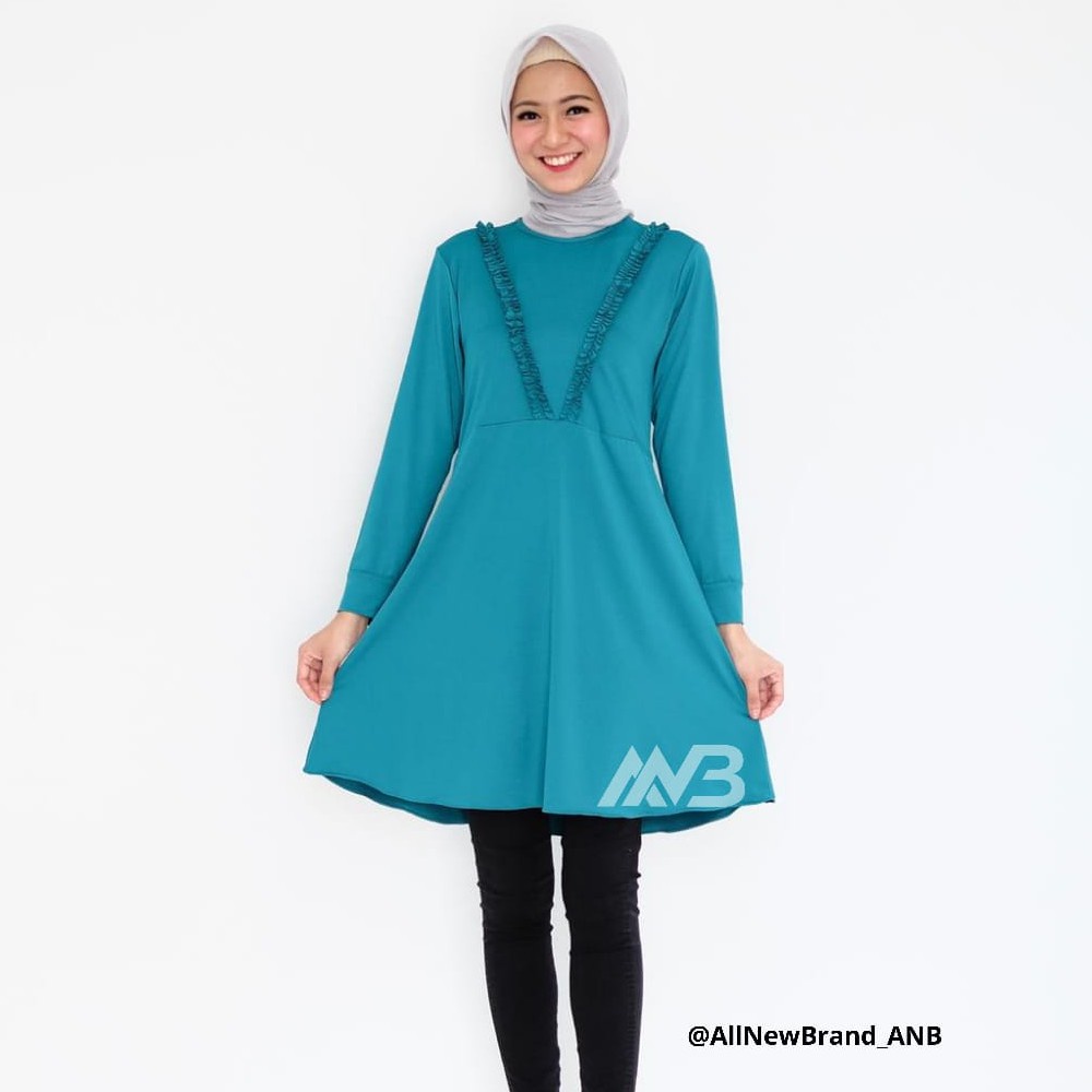 BEFAST - ZEC Tunik AGITA / Tunik T6 / Tunik Dleri HARGA PROMO HARGA DISKON Top GILA HARGA MODAL / Tunik Wanita / Tunik Polos / Tunik Kekinian 2021 / Tunik Formal / Tunik Lengan Panjang