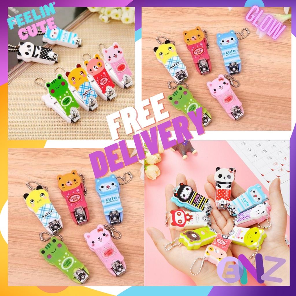 ENZ ® Gunting Kuku Karakter / Gunting Kuku Anak / Cute Nail Clipper / Gunting Kuku MINI 1222