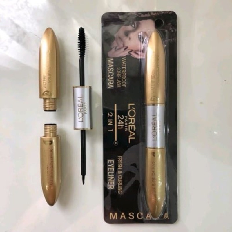 [ ECER ] MASCARA 2IN1 EYELINER