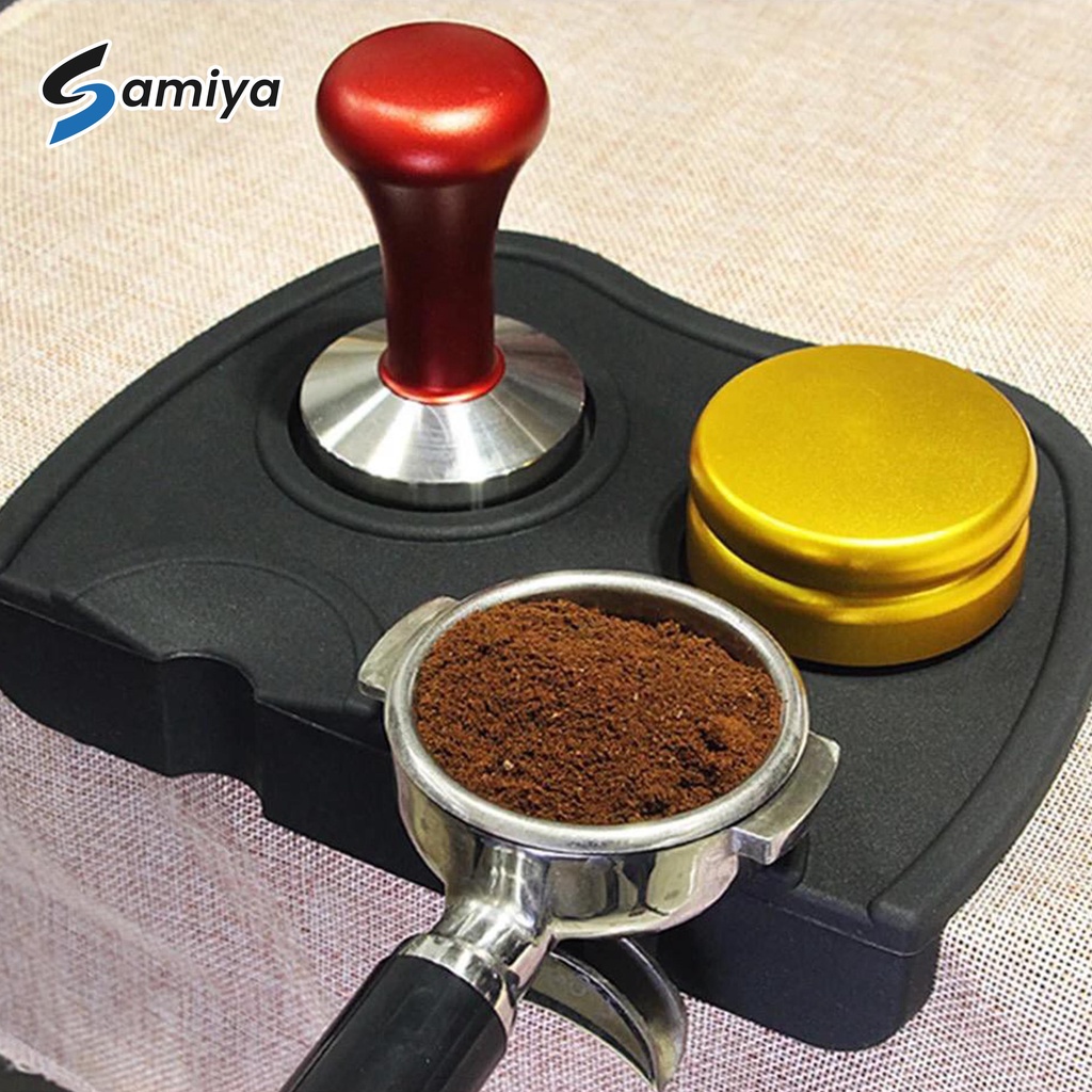 tamper mat / tamping mat silicon kopi espresso press / alas silicone tamper portafilter macaron mat