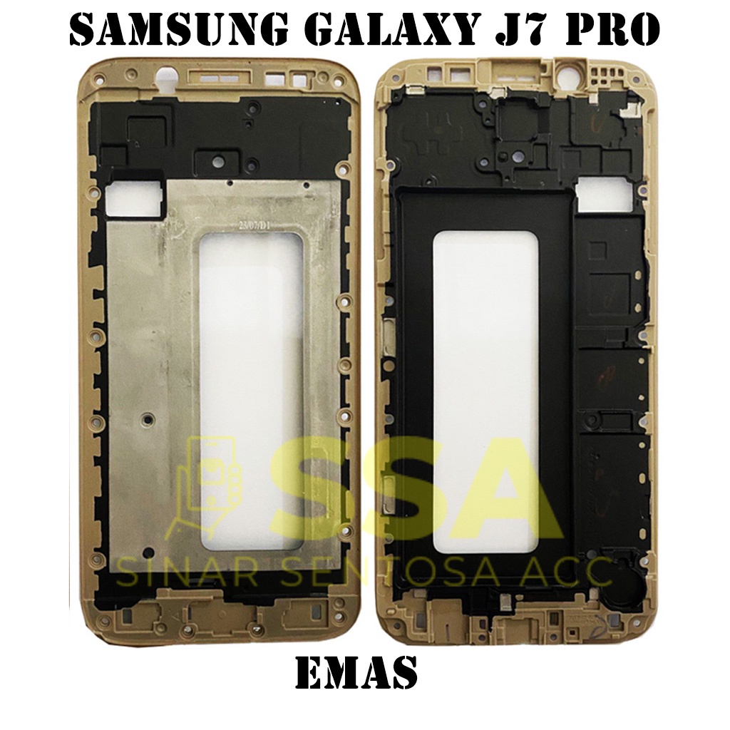 Tulang Tengah Middle Frame LCD Samsung Galaxy J7 Pro J730 Original 100% Tulang Casing Bezel Bezzel Bazel Handphone HP Ori Original Awet Murah J7Pro J 730