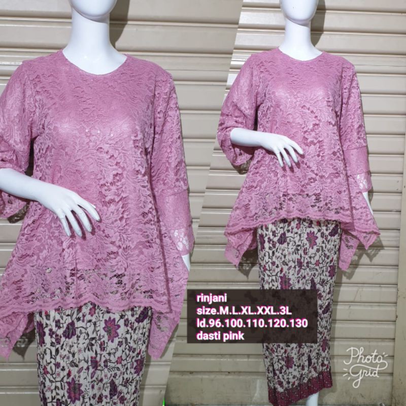 IndahKebaya | BANYAK WARNA / SET KEBAYA RINJANI JUMBO / KEBAYA OOTD KEKINIAN / TERLARIS KEBAYA MURAH