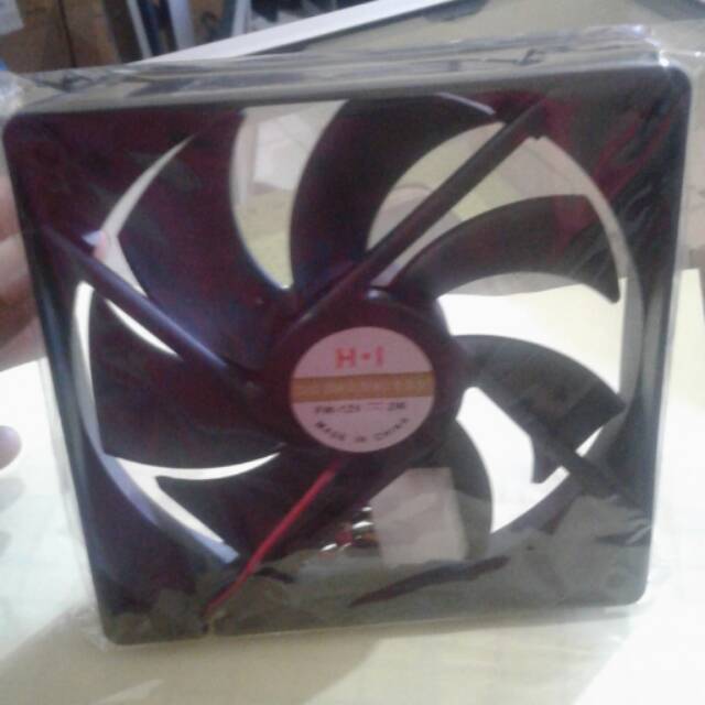 Fan case 12cm hitam