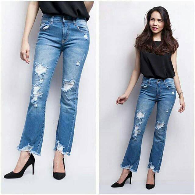 CELANA RIPPES JEANS WANITA MURAH CUTBRAY 416 IMPERIAL IMPORT