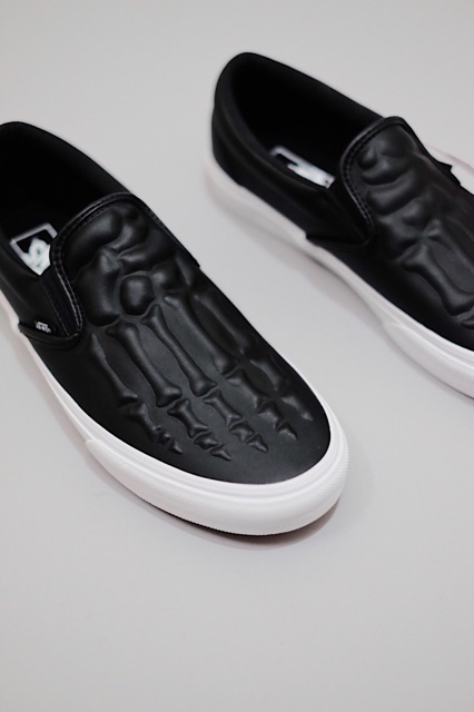 Vans Slip On "Ray Bones" Leather Black