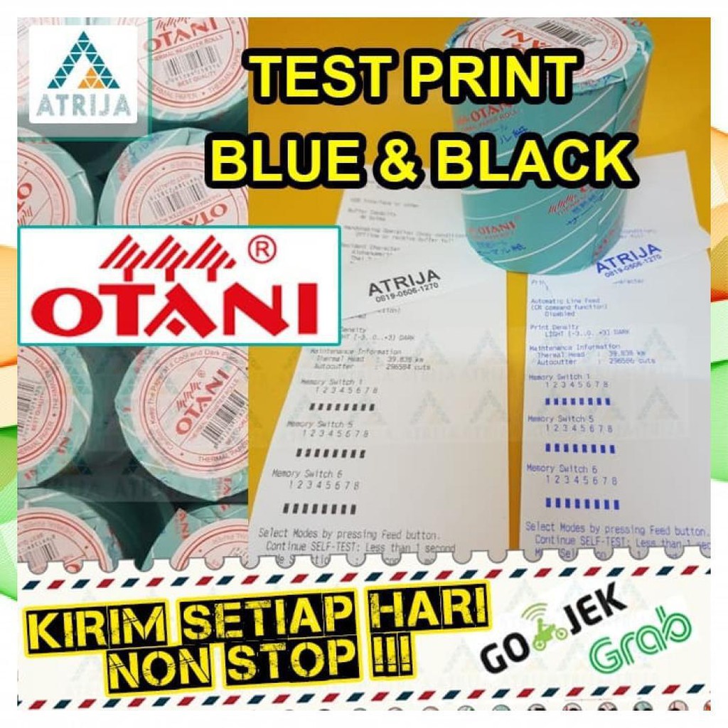 

Thermal Roll 80X80 1 Box (50 Roll) - Hitam