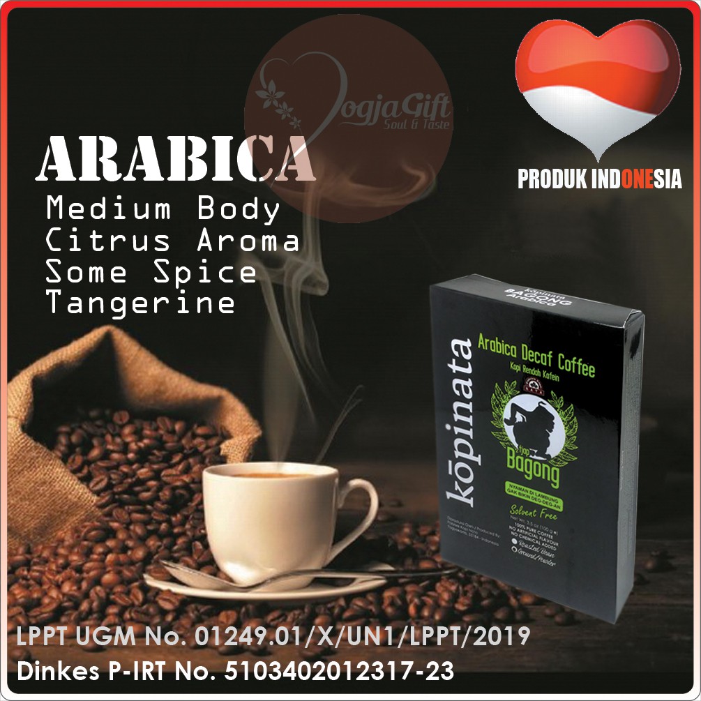 Kopi Decaf Arabica Pabriek Kopi Nata Sedjak 1975