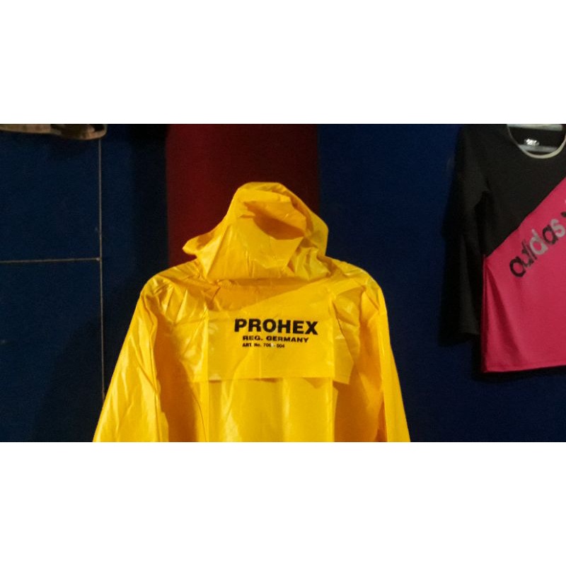 Jas hujan setelan Prohex 004 kuning harga promo