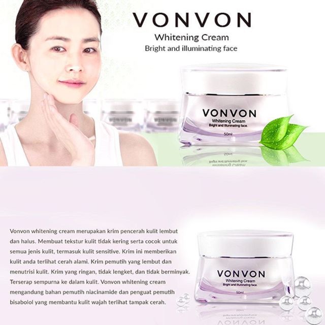 Vonvon whitening cream