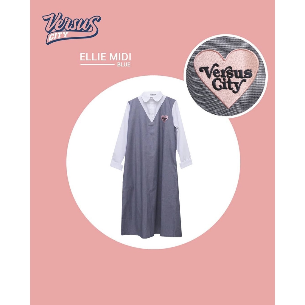 Ellie Midi Blue by Versus City