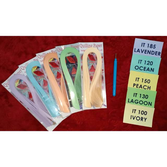 

Paket Paper Quilling Soft Series 0,5 cm