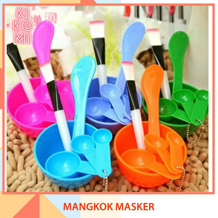 MANGKOK MASKER SET 4 IN 1 (WARNA RANDOM)