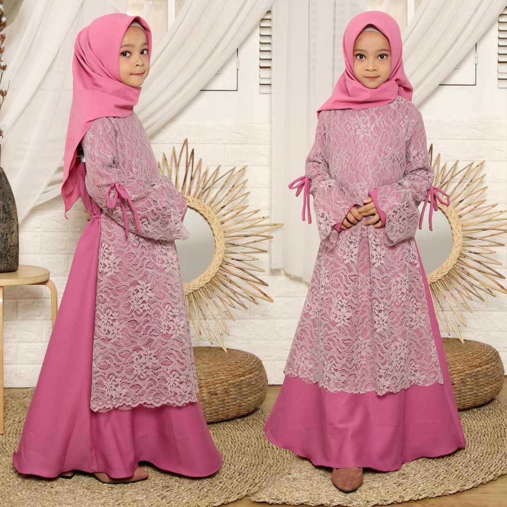 HOPYLOVY - Gamis Anak Perempuan Terbaru Sabiyan Kid