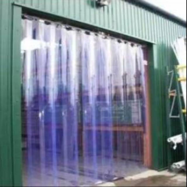 Tirai Pvc Curtain Lengkap  Ukuran Pintu L:1 meter Tinggi : 2meter