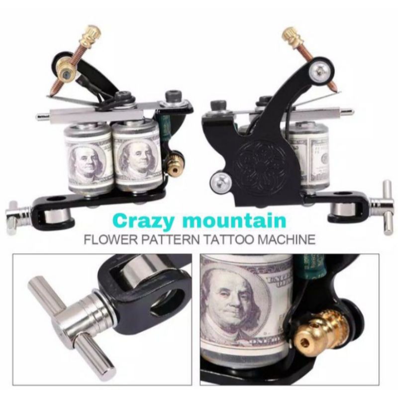 Mesin alat tattoo tato iron coil 10wrab shader liner