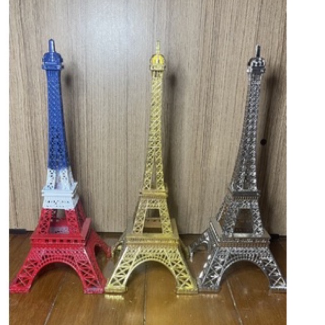 pajangan paris tower besi tembaga eiffel warna emas 25cm 18cm 13cm 10cm 8cm