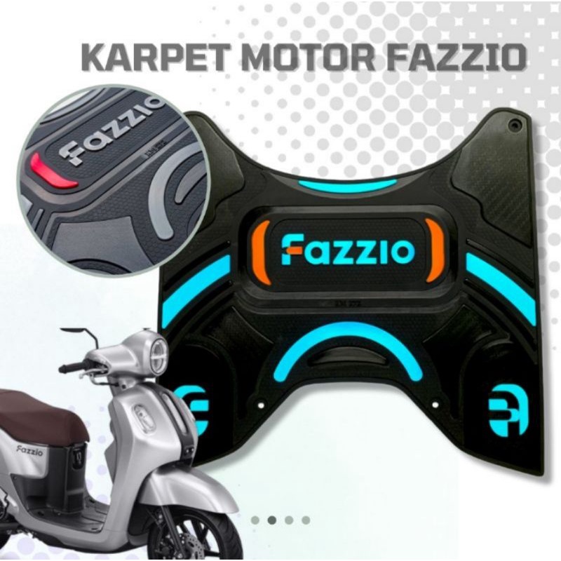 karpet fazzio pijakan kaki yamaha fazzio karpet anti slip yamaha fazzio terbaru