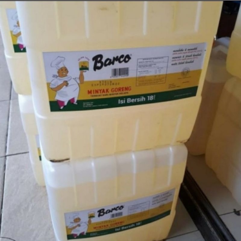 

minyak goreng barco 18liter. EXP 2027 di jamin barang sesuai pesanan