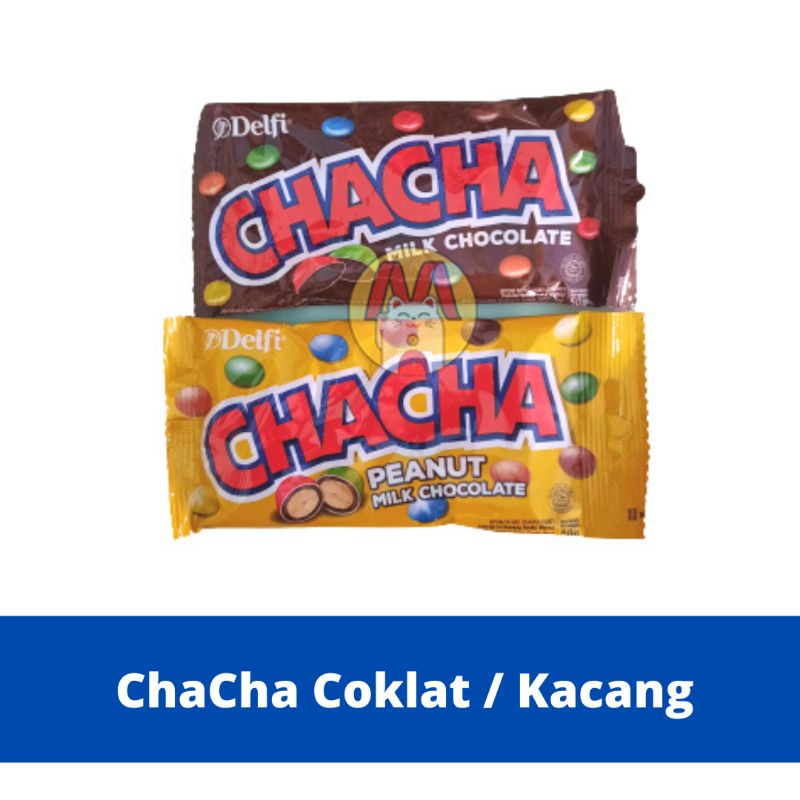 

ChaCha Milk / Peanut Chocolate Permen Coklat Kacang 25g 50g