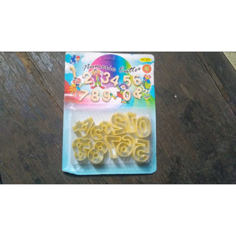 CETAKAN KUE NASTAR ANGKA MALAYSIA