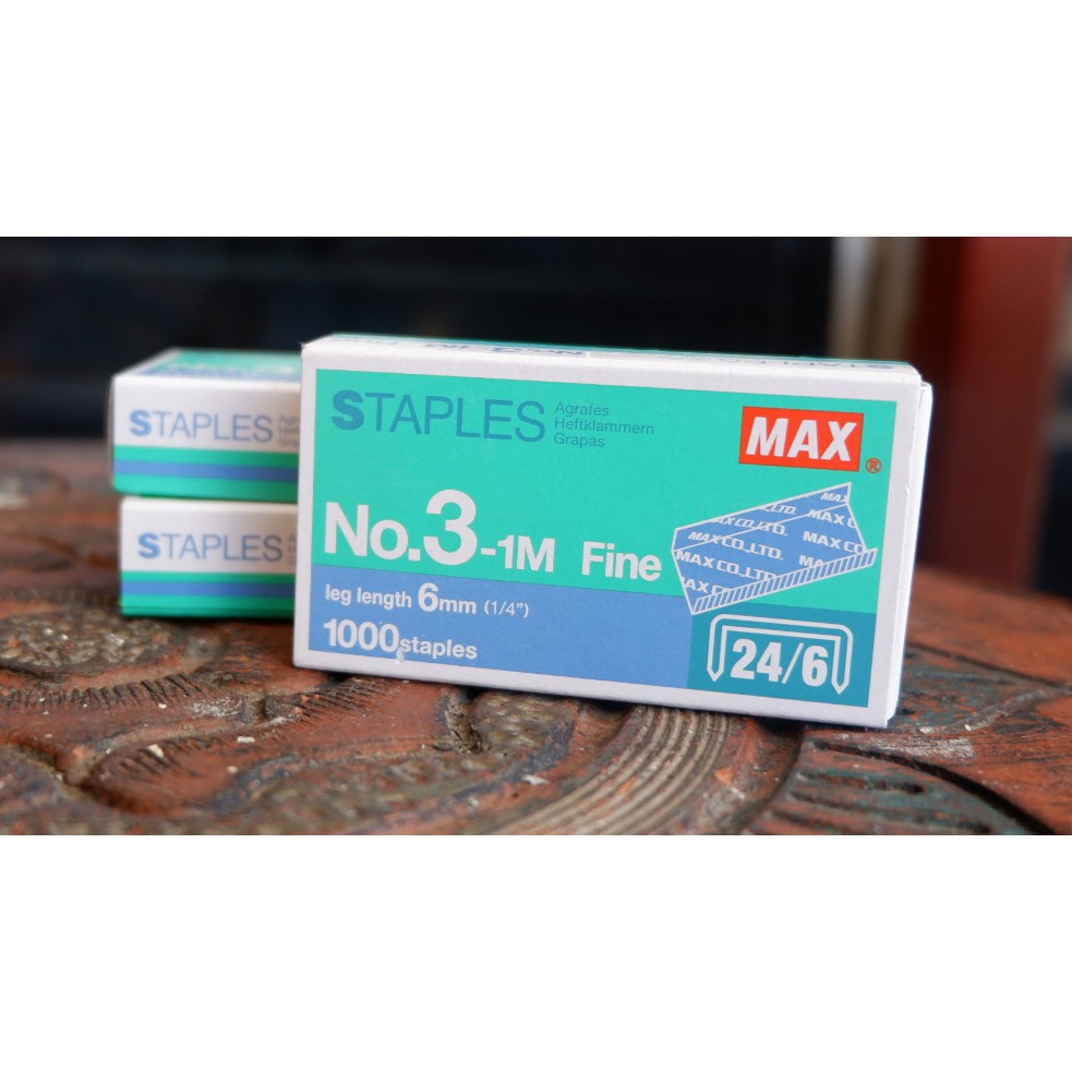 

Isi Stapler Staples Max No 3