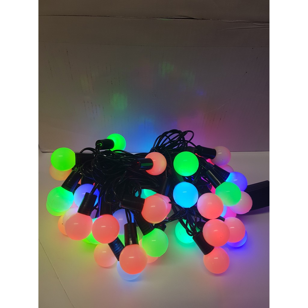 Lampu Hias Bola Anggur-LED Warna Warni Pesta