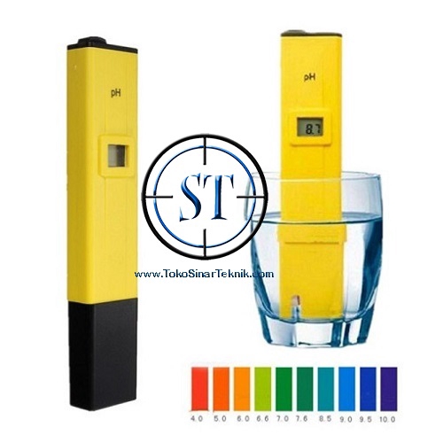 PH Meter with ATC Digital Tester Alat Ukur Air Asam Hidroponik PH-009